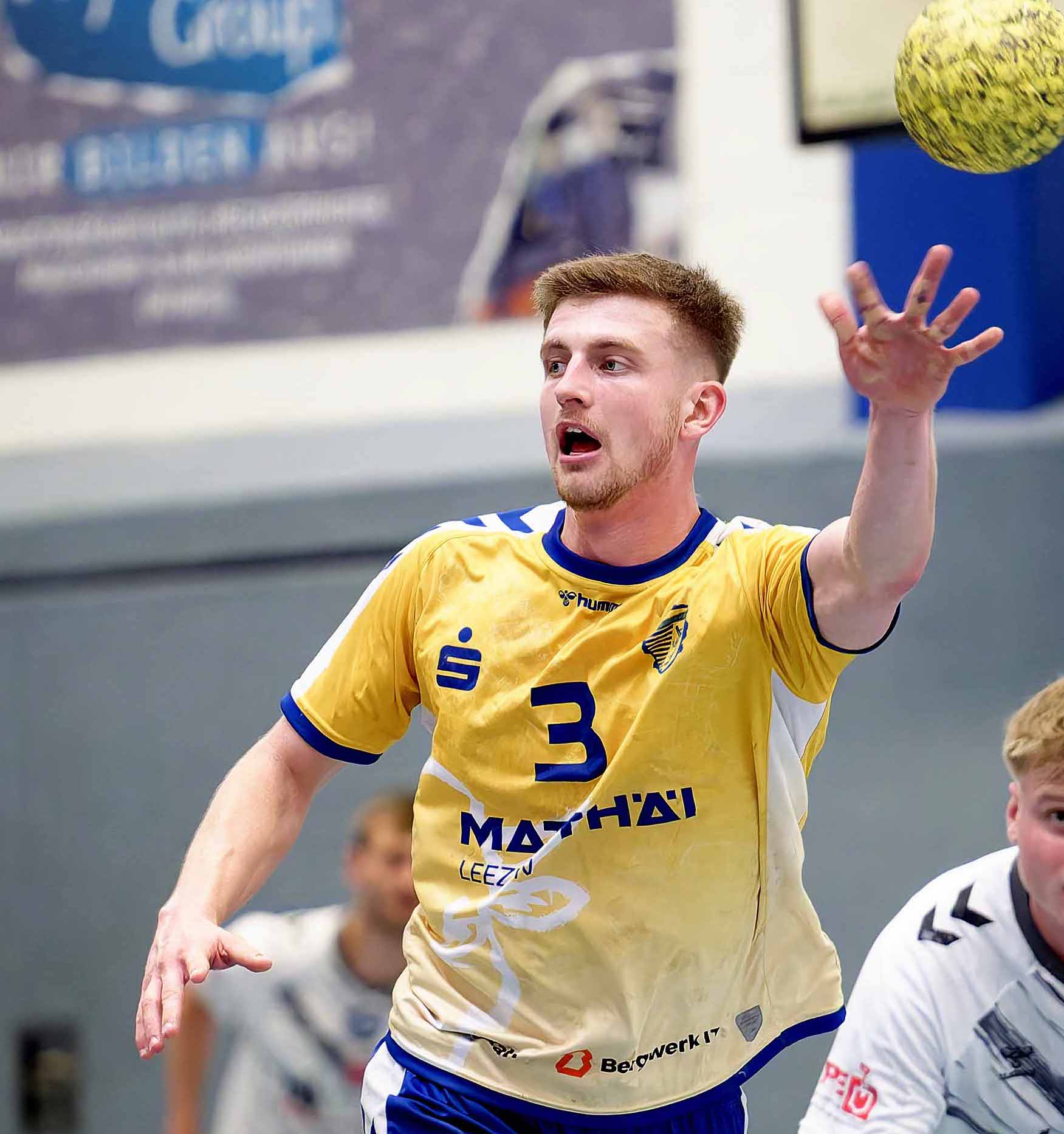 Malte Runge beim Wurf
